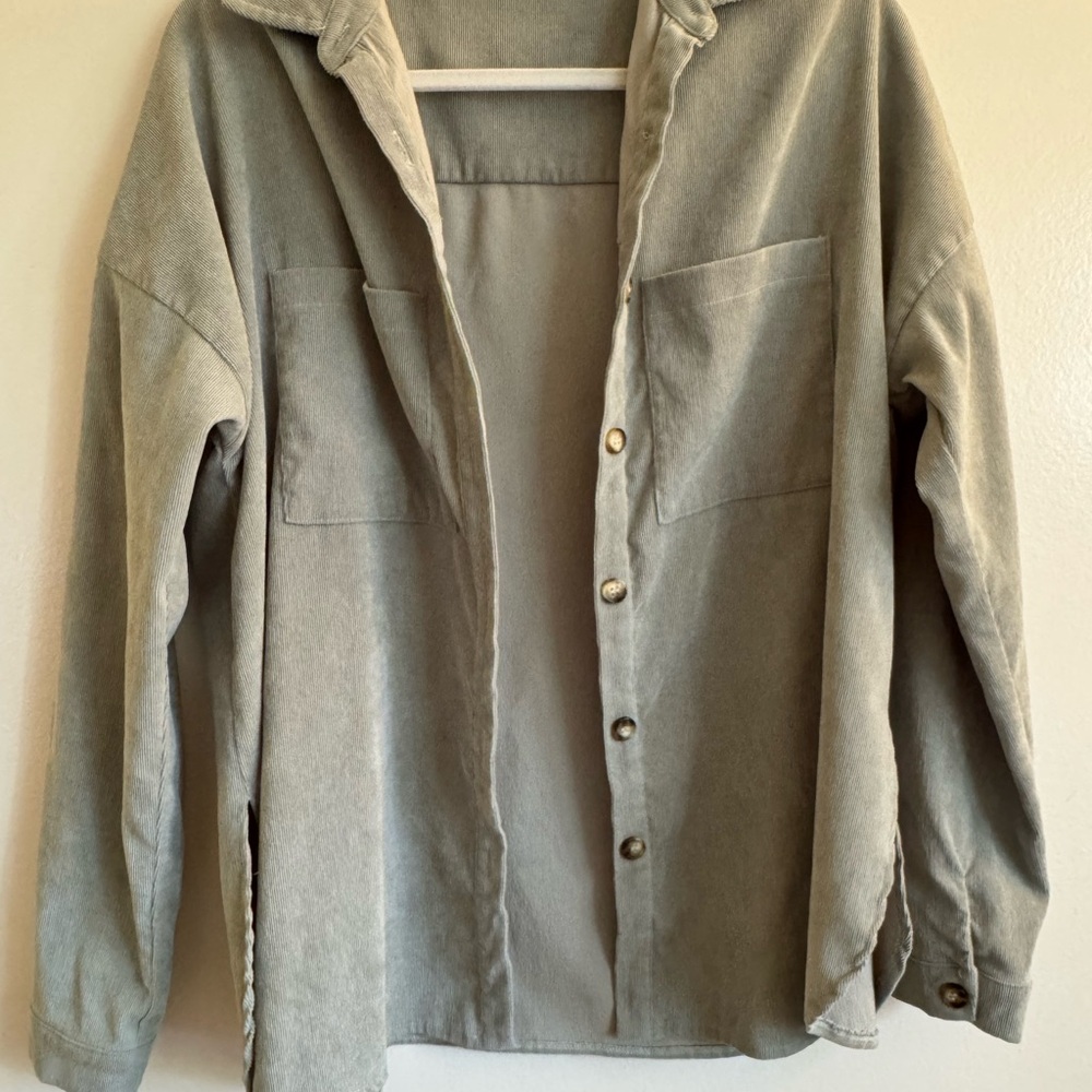 Kendall & Kylie Light Green Jacket